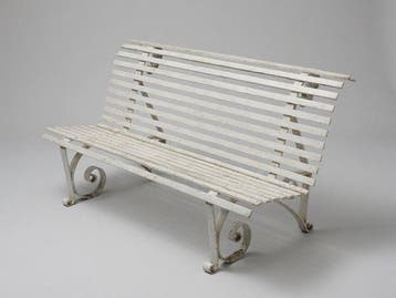 Établi - Banc de jardin vintage français - Fer forgé, Bois
