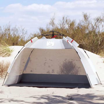 vidaXL strandtent 2-persoons waterdicht snelontgrendeling, Verzenden