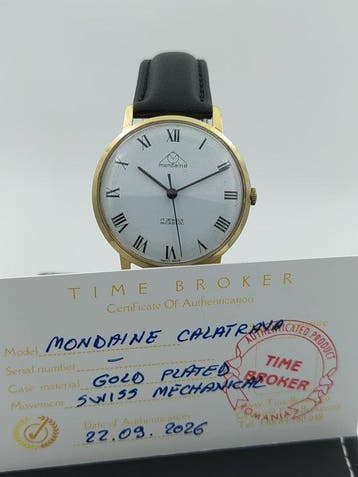Mondaine - Mondaine Calatrava - Zonder minimumprijs - Heren, Nieuw