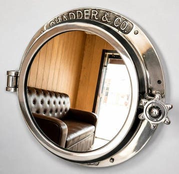 Nautical Porthole Mirror with Cabinet - Chadder & Co. -