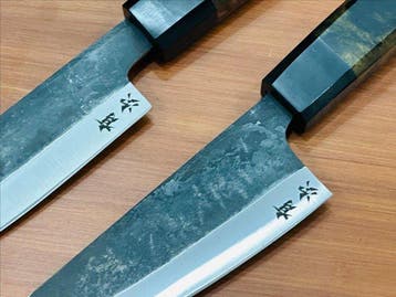 Keukenmes - Santoku & Bunka - Handgemaakt uit Japans staal: