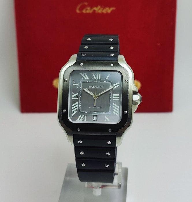 Cartier - Santos de Cartier Large - WSSA0037 - Homme - 2020, Handtassen en Accessoires, Horloges | Heren