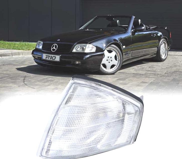 Clignotant Avant Gauche Pour Mercedes Sl W129 89-98 Blanc, Autos : Pièces & Accessoires, Éclairage, Envoi