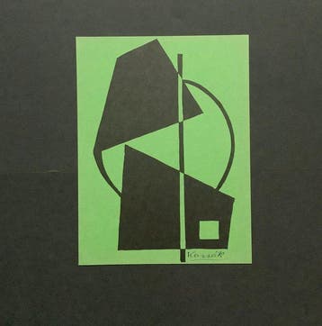 Lajos Kassák - Composition / Kompózició 1960-1965
