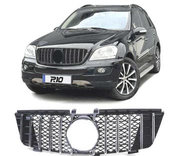 CALANDRE MERCEDES CLASSE M ML W164 05-08 NOIR CHROMÉ, Auto-onderdelen, Verzenden, Nieuw