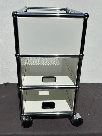 USM Haller - Trolley - Staal, Chroom, Plastic
