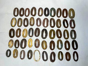 Ensemble de 50 seppa japonais pour katana ,épée ,wakizashi