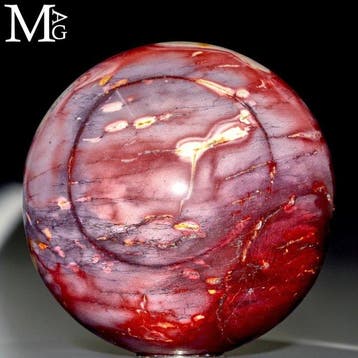 Levendige polychromatische Australische Mookaite-bol -