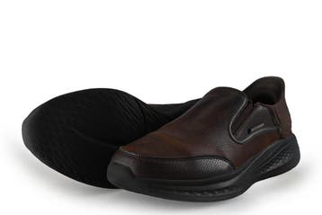 Skechers Instappers in maat 42 Bruin, Bruin, Verzenden, Overige typen, Zo goed als nieuw