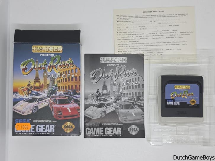 Sega Game Gear - Out Run Europa - USA, Consoles de jeu & Jeux vidéo, Jeux | Nintendo GameCube, Envoi