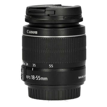 Canon EF-S 18-55mm f/3.5-5.6 III met garantie, Ophalen of Verzenden, Gebruikt