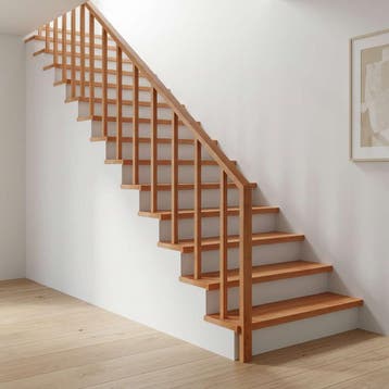 vidaXL Trapmatten 4 st Lak 100 x 25 x 2 cm Massief, Doe-het-zelf en Bouw, Verzenden, Nieuw