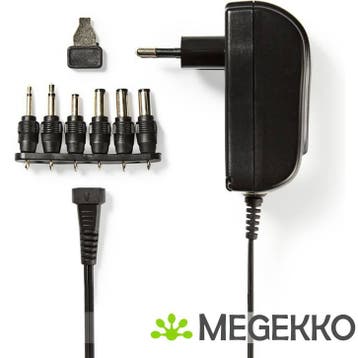 Nedis Universele AC-voedingsadapter 1,5 A, Verzenden, Nieuw