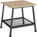 tectake Bijzettafel Bedford 45,5x45x47cm - Industrieel licht, Huis en Inrichting, Tafels | Bijzettafels, Verzenden, Nieuw