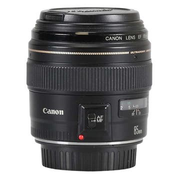 Canon EF 85mm f/1.8 USM met garantie, Ophalen of Verzenden