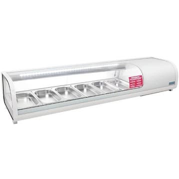 Tapasvitrine | G-SERIE | Wit | 6x 1/3 GN | 0°C/+12°C |, Verzenden, Nieuw in verpakking