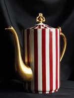 Limoges, Chabrol & Poirier - Service à café - Porcelaine