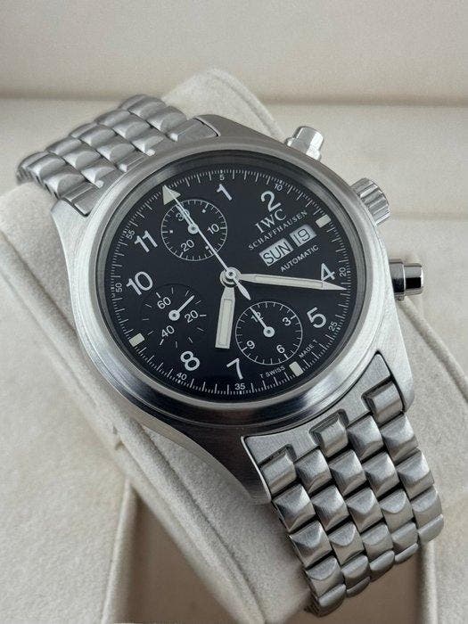IWC - Pilot Flieger Chronograph - IW370607 - Heren -, Handtassen en Accessoires, Horloges | Antiek