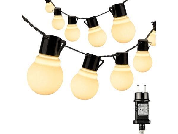 Veiling - JPro Lemon 50 Warm/Wit Lichtsnoer op Netstroom  9,, Tuin en Terras, Buitenverlichting