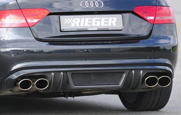 Rieger Einddemper geschikt voor Audi A5, 4cyl. ø 66mm overst, Auto-onderdelen, Verzenden, Nieuw, Audi