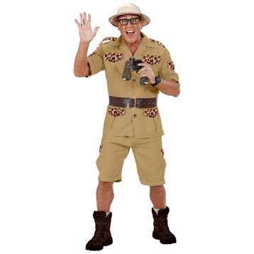 Safari Kostuum Heren Panter, Verzenden, Nieuw