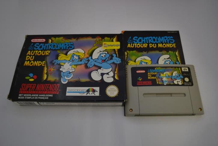 The Smurfs Travel the World / Les Schtroumpfs Autour du, Games en Spelcomputers, Games | Nintendo Super NES