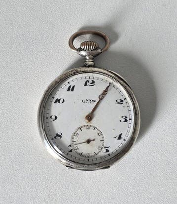 Union Ancre - Zilveren 800 zakhorloge - 1900-1949