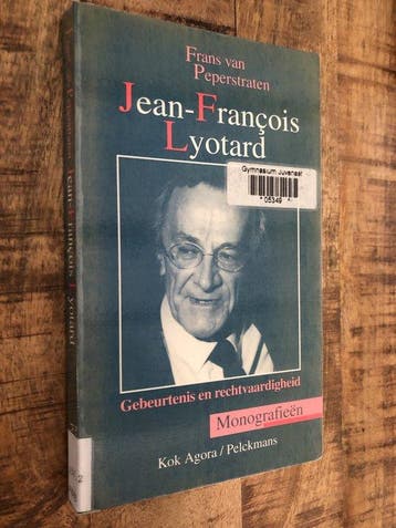 LYOTARD JEAN FRANCOIS 9789039106167 FRANS PEPERSTRATEN VAN, Verzenden, FRANS PEPERSTRATEN VAN
