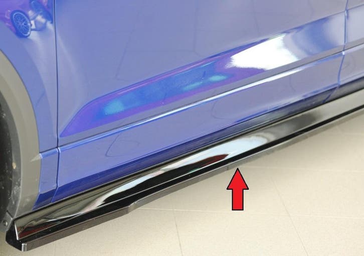 Side Skirts Diffuser voor Volkswagen T-Roc / R / R-Line Mk1, Autos : Divers, Tuning & Styling, Enlèvement ou Envoi