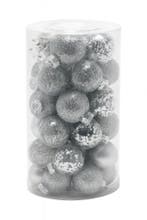 2dekans | Kerstballenset 50 stuks zilver Ø 5 cm – Stijlvolle, Ophalen of Verzenden