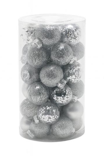 2dekans | Kerstballenset 50 stuks zilver Ø 5 cm – Stijlvolle, Ophalen of Verzenden, Nieuw