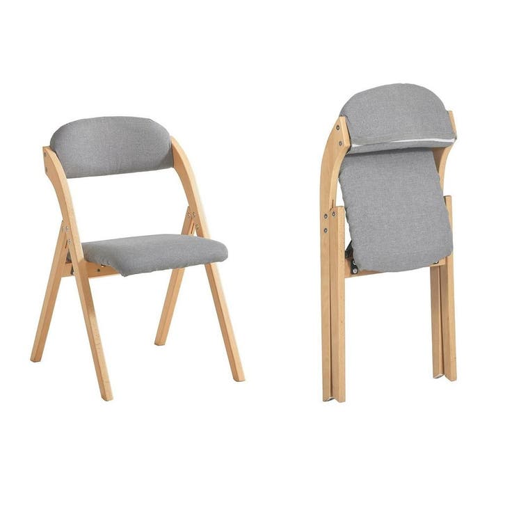 2dekans | SoBuy Klapstoel met gestoffeerde zitting - Max., Huis en Inrichting, Stoelen, Ophalen of Verzenden