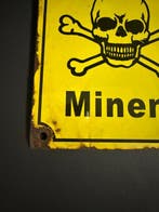 Attention aux mines ! - World War II - Plaque émaillée -