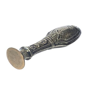 Exquisite Antique Silver Wax Seal Stamp (Late 19th Century)
