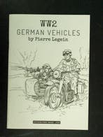 WW2 - German Vehicles- Carnet de croquis + dédicace - B - 1, Nieuw