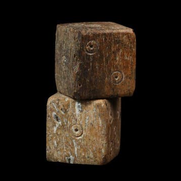 Oud-Romeins Been Een paar dobbelstenen, Antiek en Kunst