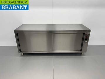 HCB acier inoxydable Armoire chauffante 2 portes, Articles professionnels, Verzenden
