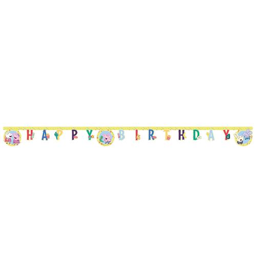 Peppa Pig Letterslinger Happy Birthday 1,2m, Hobby & Loisirs créatifs, Articles de fête, Envoi