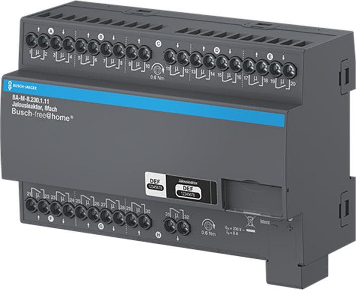 ABB 8-Kanaals 230V Blinde Actuator Free@Home -, Doe-het-zelf en Bouw, Elektriciteit en Kabels, Verzenden