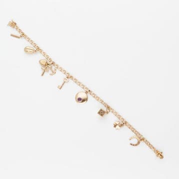 Armband - 18 karaat Geel goud - 0.24ct. tw. Amethist, Nieuw
