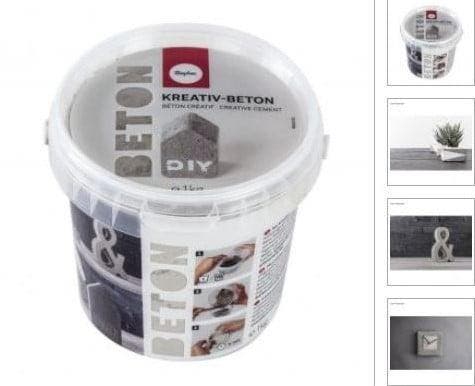 Creatief Beton 1 kilo, Hobby en Vrije tijd, Knutselen, Nieuw