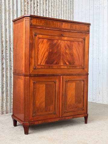 Secrétaire à abattant - Buro, bureau, klepburo, klepbureau,, Antiek en Kunst