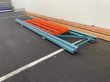 Palletstelling - 2 staanders 5150x1050mm - Tot. lengte: 3m10, Ophalen of Verzenden