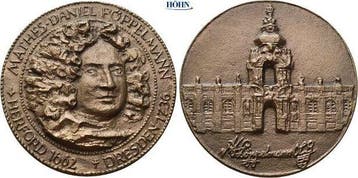 Bronzegussmedaille ohne Jahr Dresden, Verzenden