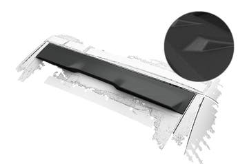 Achterraamspoiler met ABE voor Mercedes-Benz SLK / SLC (R172, Verzenden, Nieuw