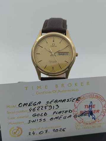 Omega - Seamaster Day-Date - Zonder minimumprijs - 196.0243, Bijoux, Sacs & Beauté, Montres | Hommes