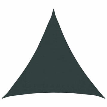 vidaXL Zonneschaduwzeil 2 x 2 x 2 m HDPE Driehoekig, Tuin en Terras, Verzenden, Nieuw