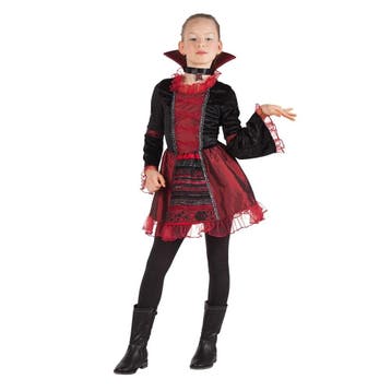 Halloween Vampier Kostuum Kind Rood, Verzenden, Nieuw