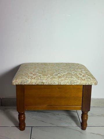 Tabouret - Tabouret-coffre ou Repose-pieds Vintage à
