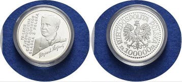 100000 Zloty 1992 Polen 3 Republik seit 1989, Verzenden, België